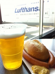 フランクフルト空港にて