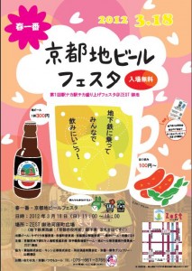 3/18　春一番　京都地ビールフェスタ