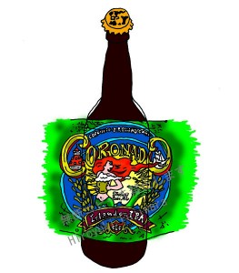 「ビア・イラスト・コレクション」⑭「コロナド・アイランダー IPA」