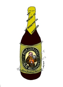 「ビア・イラスト・コレクション」③「フランツィスカーナー・ヘーフェヴァイスビア」