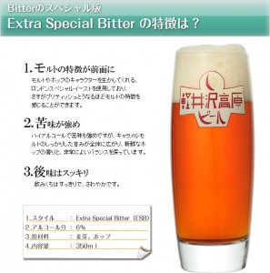 軽井沢高原ビールの2012夏季限定「ESB」まもなく終売です。