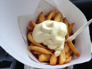 ブリュッセルで一番人気のフリッツ屋さん