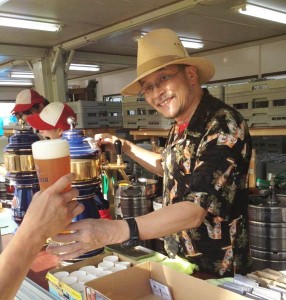 本日27日「お台場オクトーバーフェスト2013～SPRING～」で藤原ヒロユキがビールを注ぎます！今年の目玉は日本初上陸の「パウラーナー　セントトーマス」！