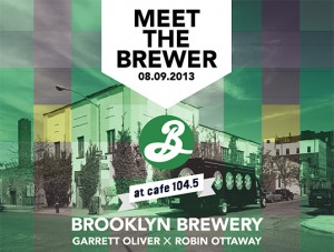 8/9（金）、ギャレット・オリバー氏来日記念イベント「Meet The Brewer at café 104.5」