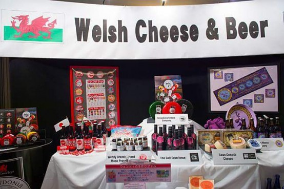 英国ウェールズのビールとチーズのフェア