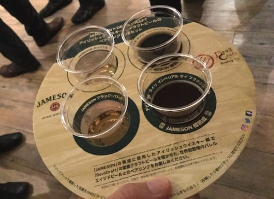 ジェムソンの2日間限定パブ（3月18日、19日）で、デビルクラフトのバレルエイジを