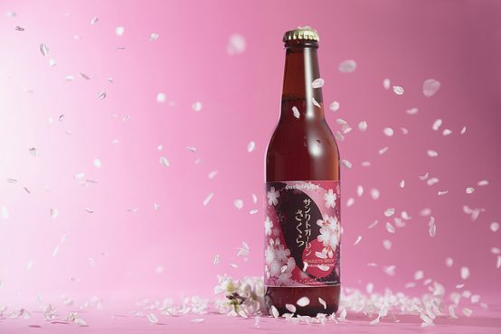 本当の桜の花を使った『桜餅風味』のビール、「サンクトガーレン　さくら」【春限定】が２月２２日から新発売です。