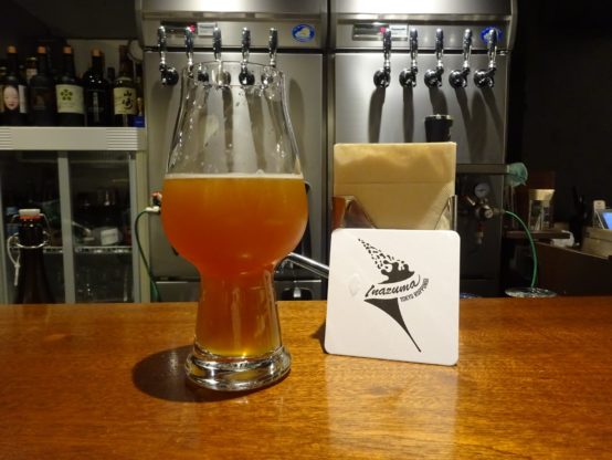 Inazuma Beer　コラボビール「S.P.A（Sweet Potato Ale）」開栓