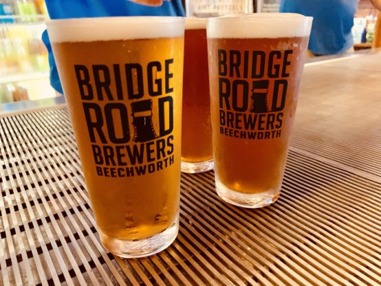 bridge road brewers - beer glass