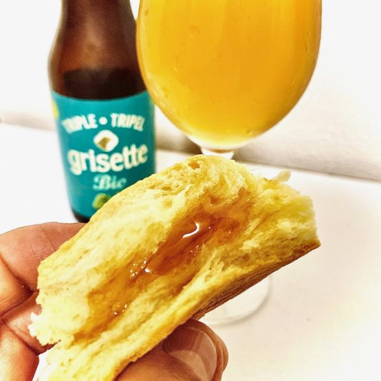 【コンビニペアリング】「グリゼット トリプル ビオ」に「ホットビスケット」を合わせてみた！