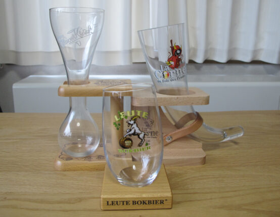 インテリアや食器に使用できるベルギービールグラス