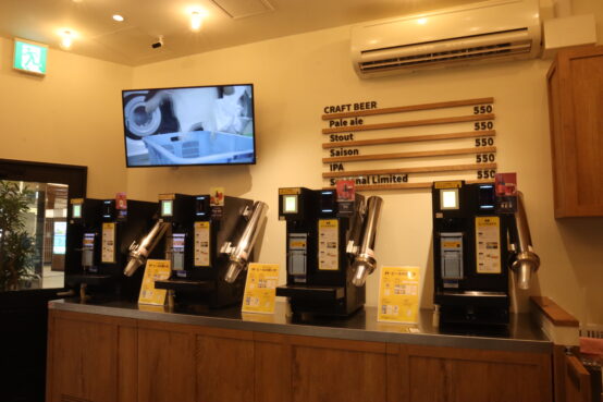 注文からサーブまでセルフでOK！非接触タップルームが近鉄奈良駅構内にオープン