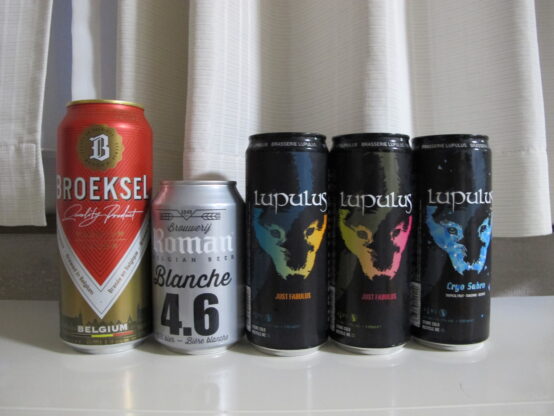 缶入りベルギービールが増えているよ