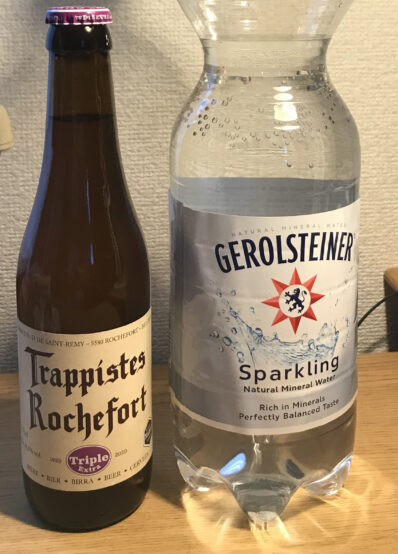 ビール1本と水（お茶とミネラルウォーターを含む）だけの1日