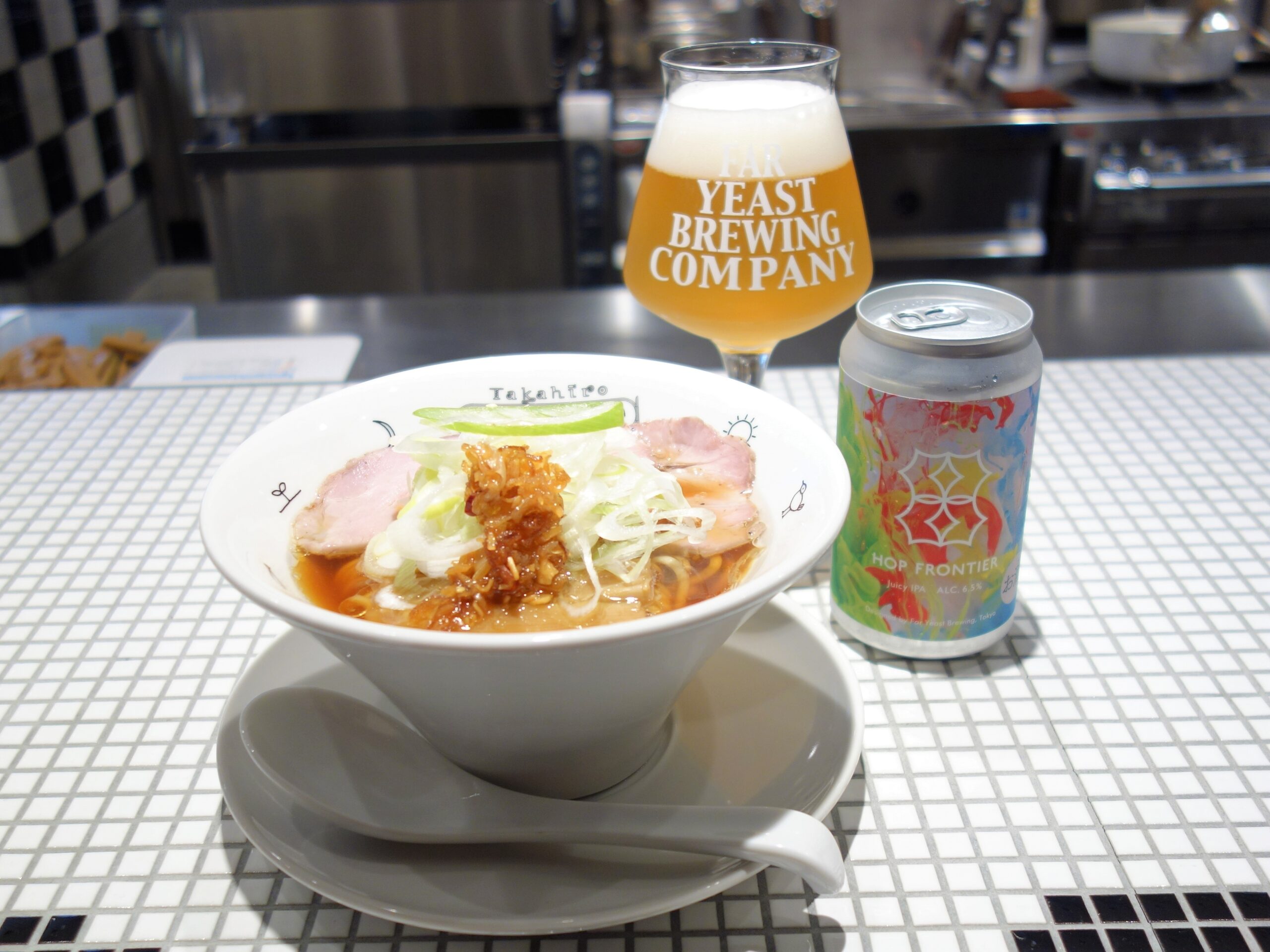 クラフトビールとラーメンが一体になった！ 「TAKAHIRO RAMEN×Far