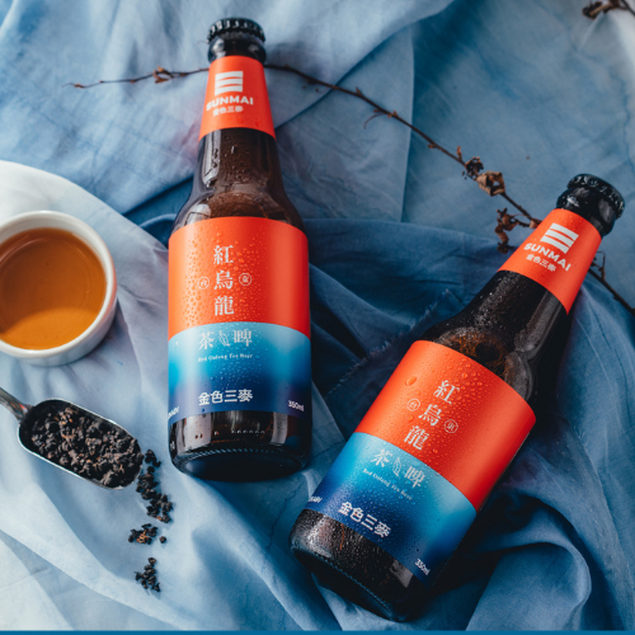 SUNMAI 台湾から新商品 RED OOLONG TEA BEER紅烏龍ビール・SUPER DRUNK 極濃 日本ビアジャーナリスト協会