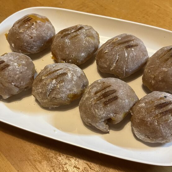 【季節のお菓子とビールで愉しむ】11月　かぼちゃ餡の亥の子餅