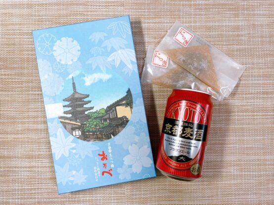 銘菓と合わせるクラフトビール①抹茶アイス×京都麦味抹茶／生八つ橋×京都麦酒ブラウンエール