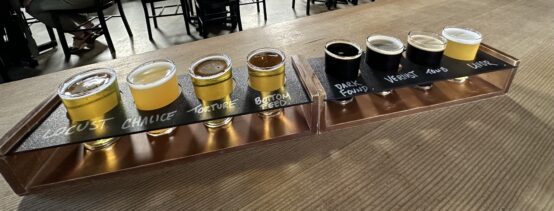 Ghost town brewingのテイスティング４種✖️2