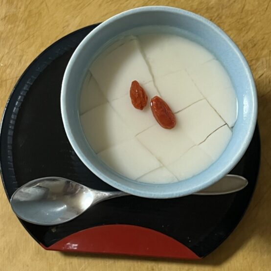 【季節のお菓子とビールで愉しむ】7月　杏仁豆腐