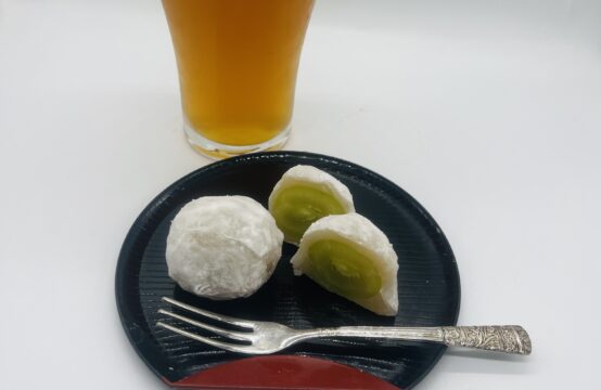 【季節のお菓子とビールで愉しむ】9月　シャインマスカット大福