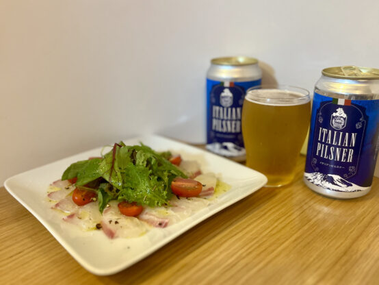 白身魚のカルパッチョとのペアリング