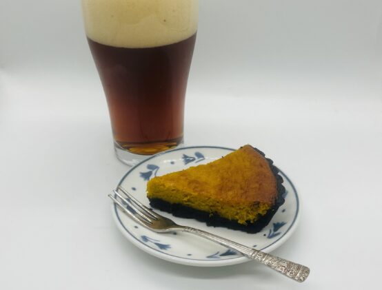 【季節のお菓子とビールで愉しむ】10月　パンプキンタルト