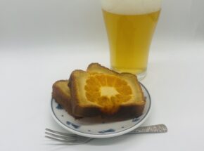 【季節のお菓子とビールで愉しむ】1月　みかんのまるごとケーキ