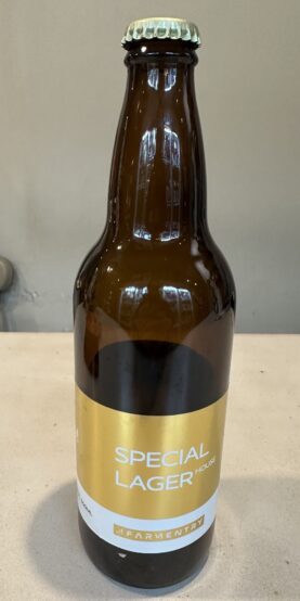 スペシャルハウスラガーのボトル(※販売はタップルームのみ)